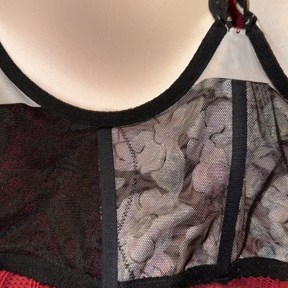 Victoria’s Secret Floral Lace Corset Push Up Bra Size 34D - Picture 10 of 10